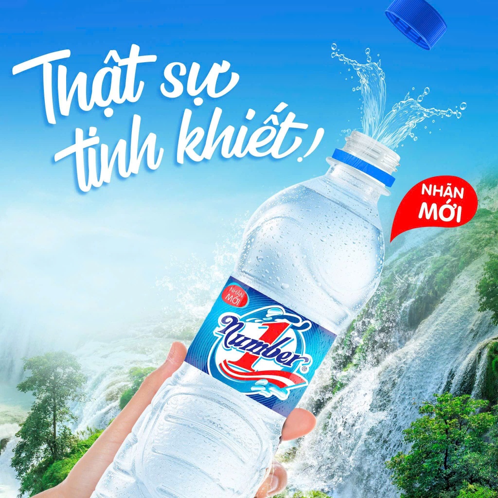 [Hỏa Tốc] Thùng 24 chai Nước suối Number One 500ml (Dạng lốc)