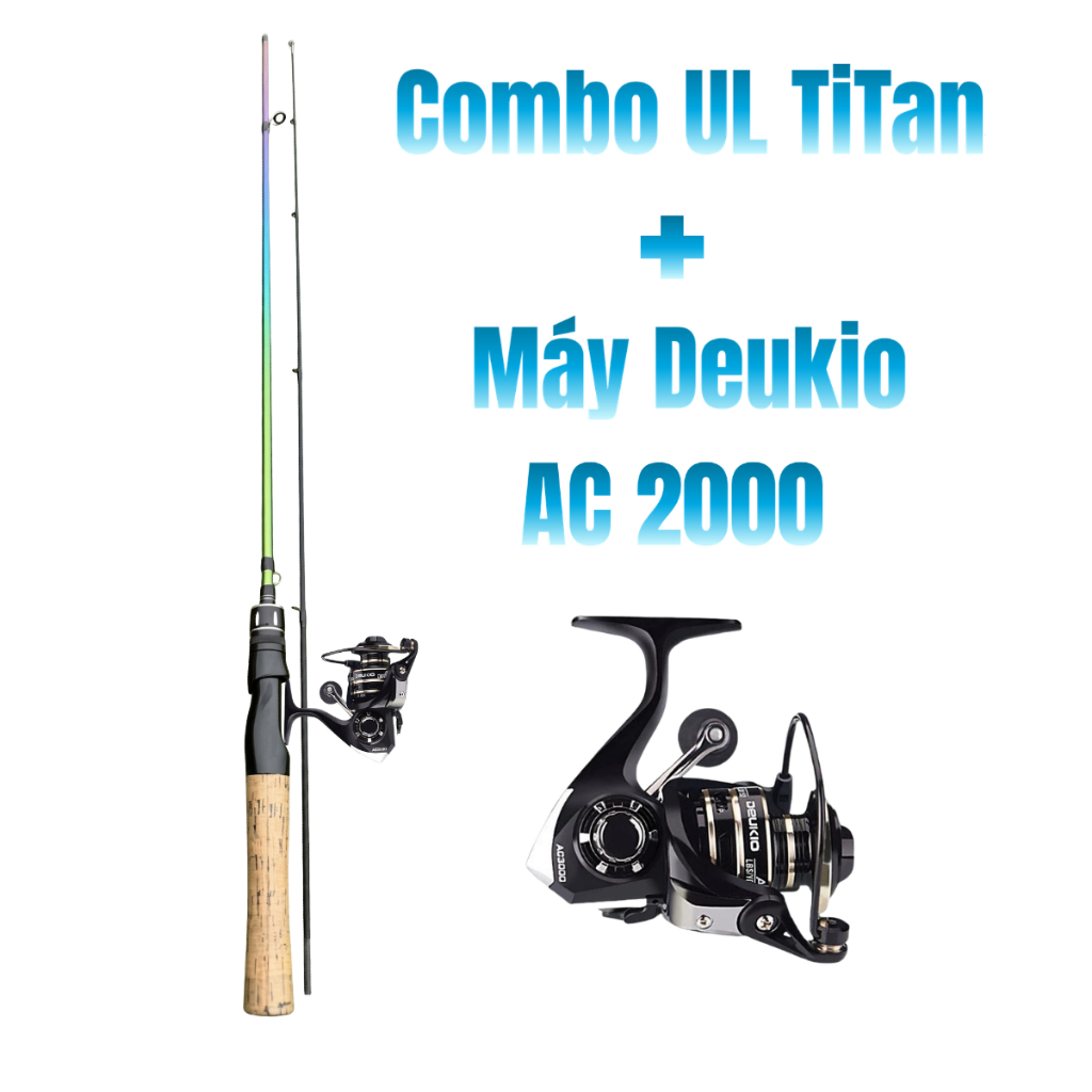 Combo Cần Máy UL TiTan + Máy Deukio, UL TiTan Đứng Hoặc Ngang