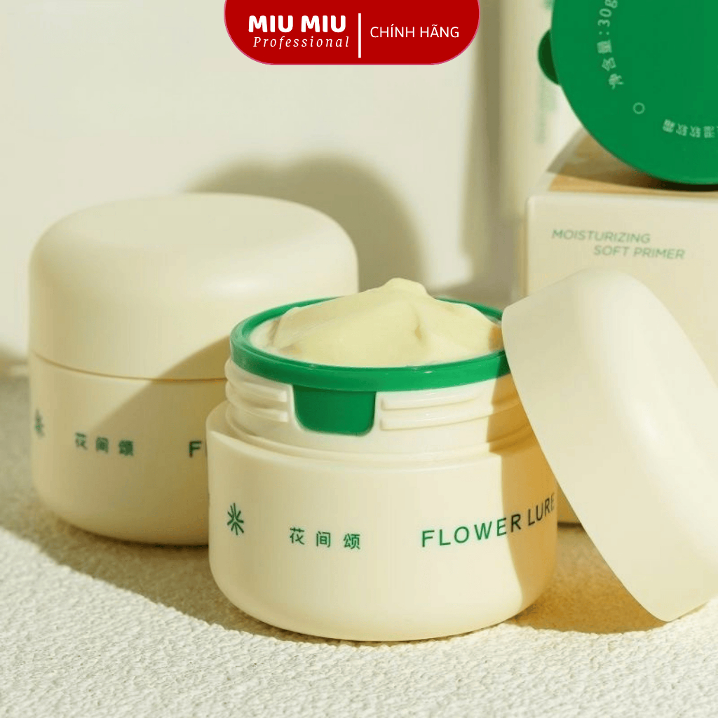 Kem Lót Dưỡng Ẩm FLOWER LURE Giảm Mốc Nền, Giữ Lớp Makeup Lâu Trôi