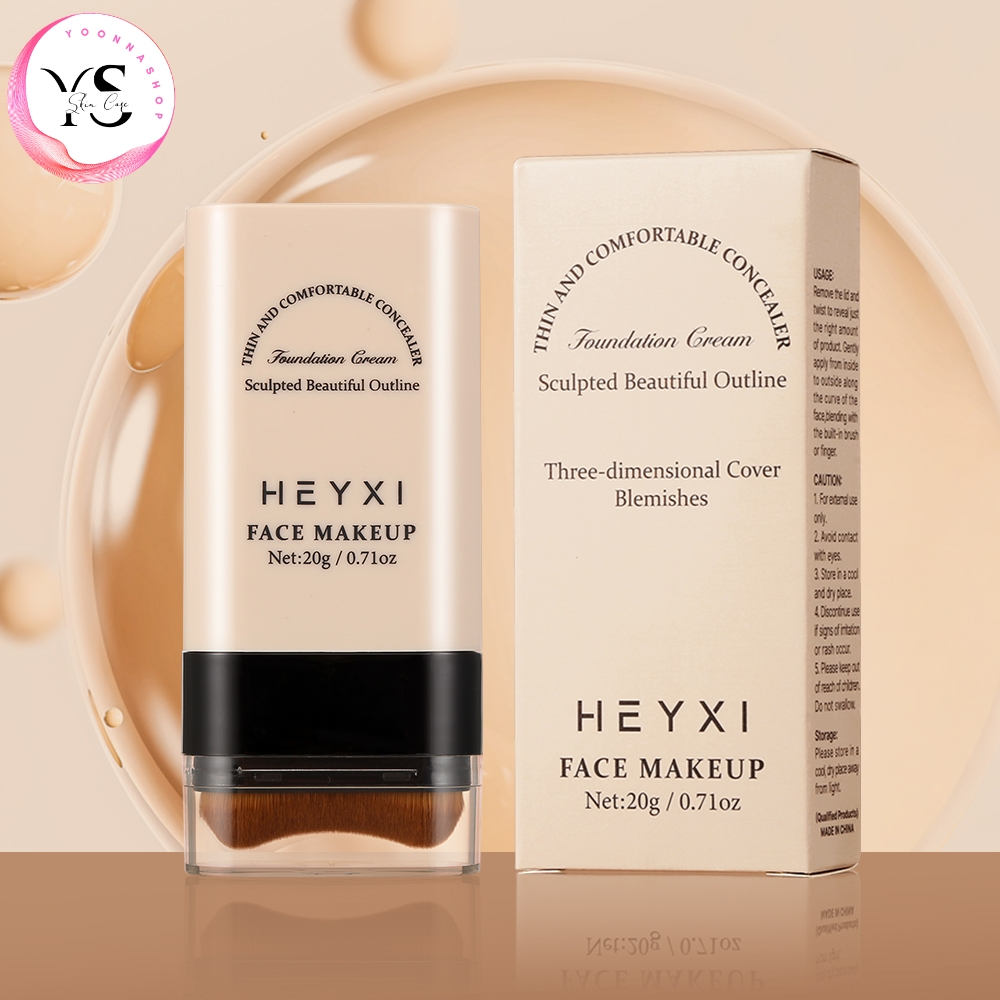 Kem Nền Dạng Thỏi HEYXI 20g – Lâu Trôi, Mỏng Nhẹ, Che Khuyết Điểm Tốt, Lên Da Tự Nhiên A196