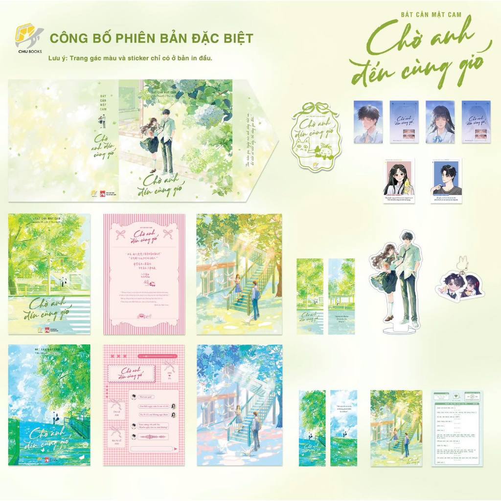 Sách - Chờ Anh Đến Cùng Gió(Bát Cân Mật Cam)