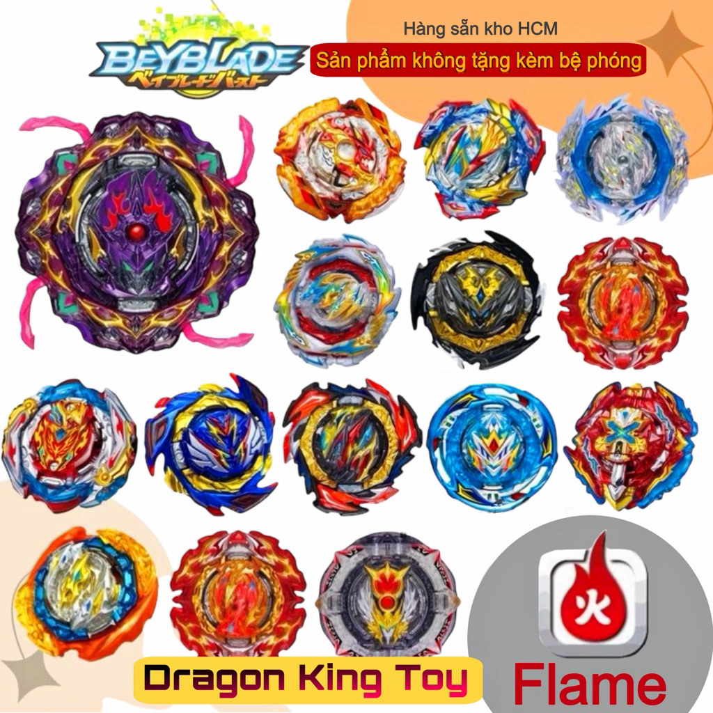 Bộ sưu tập con quay Beyblade Burst thương hiệu Flame(sản phẩm không tặng kèm bệ phóng)