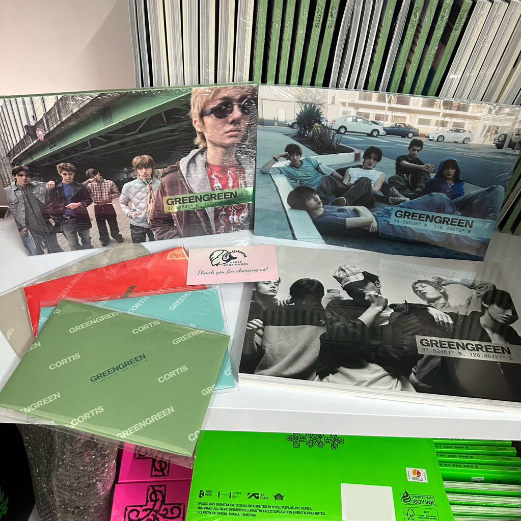 Album CORTIS - GREENGREEN đủ ver nguyên seal chính hãng