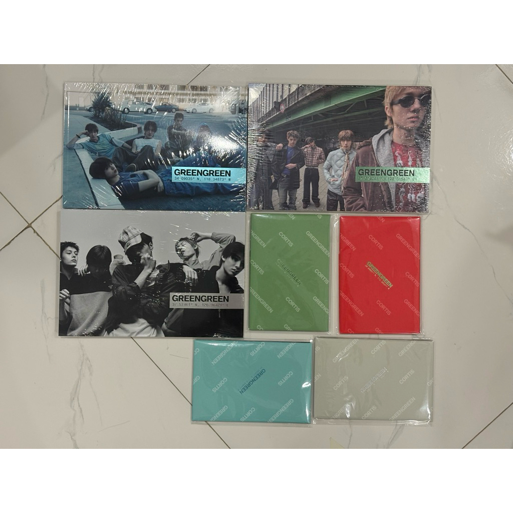 [ SẴN ] ALBUM CORTIS - THE 2nd EP GREENGREEN PHOTOBOOK ( MARTIN JAMES JUHOON LÚM KEONHO )