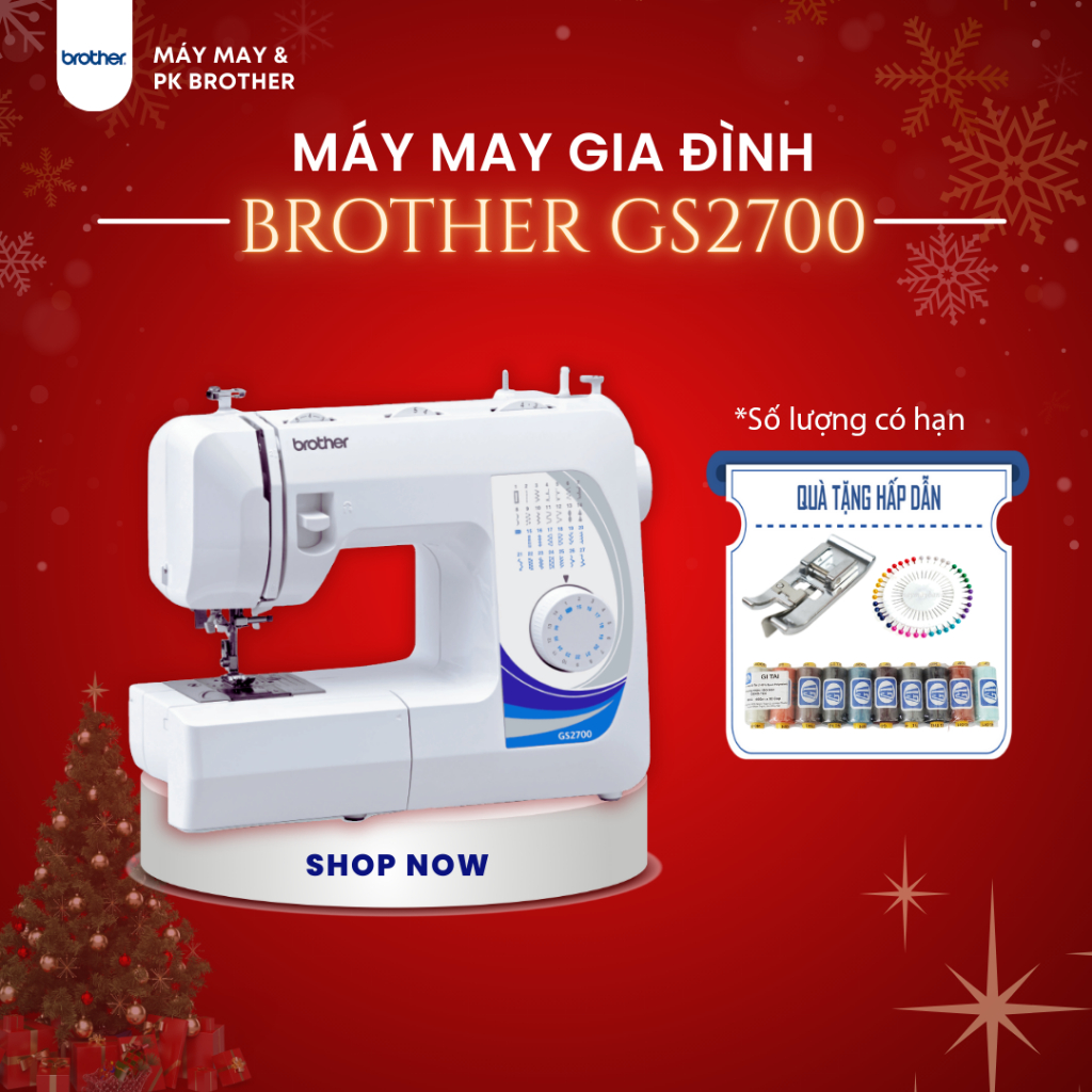 Máy may gia đình Brother GS2700 Hàng Chính Hãng