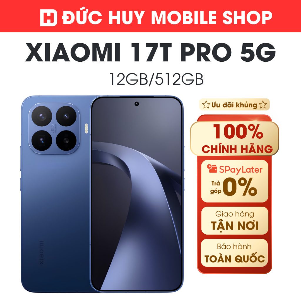 Điện Thoại Xiaomi 17T Pro 5G 12GB/512GB Chính Hãng