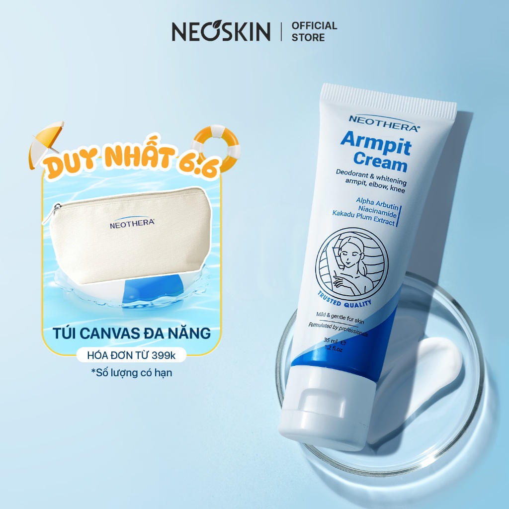 Kem Giảm Thâm ARMPIT CREAM Giúp Dưỡng Trắng Làn Da Sạm Ở Vùng Nách Mông Bikini Khuỷu Tay Đầu Gối 35gr (Tuýp)