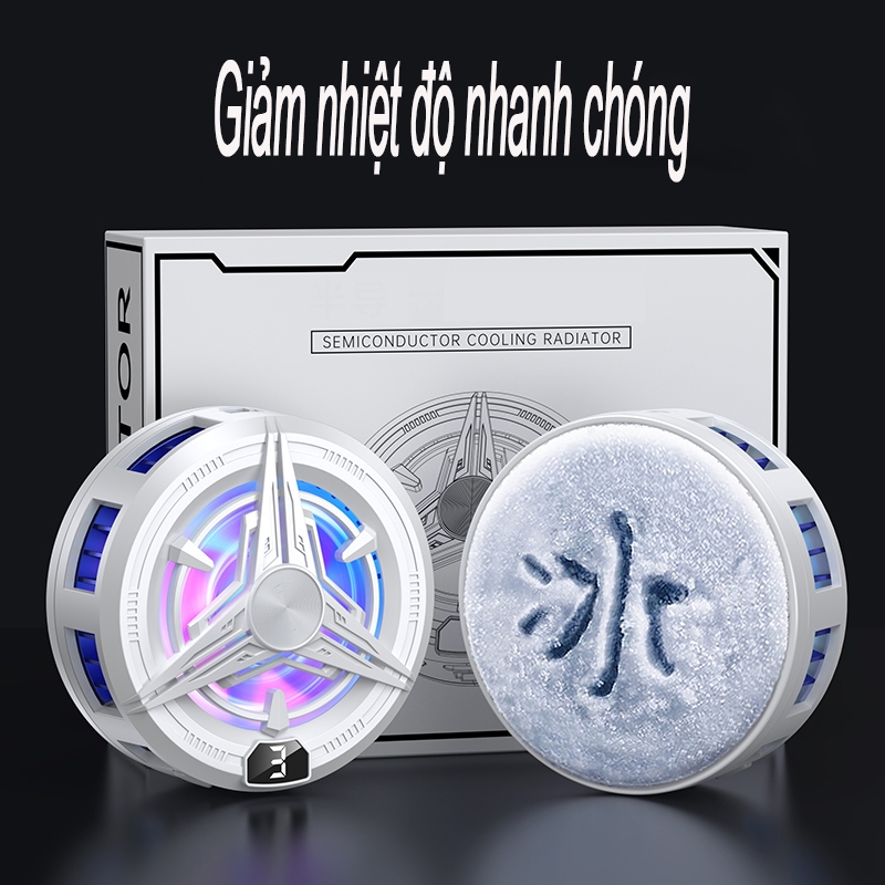Quạt tản nhiệt điện thoại 2026 Bán Dẫn Đóng Băng, Nam Châm Hút Chắc, Tản Nhiệt Nhanh Cho Game