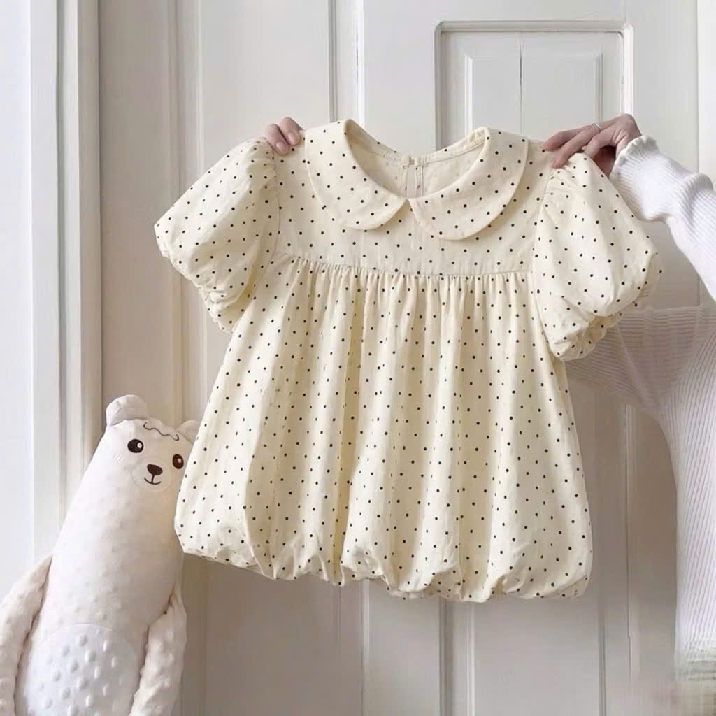 [Che Khuyết điểm Bắp tay]Áo babydoll Nữ Áo Bí Cổ Sen Dễ Thương [FREESHIP]🌸Áo Kiểu Nữ Tay Phồng Phong Cách Ulzzang🌸