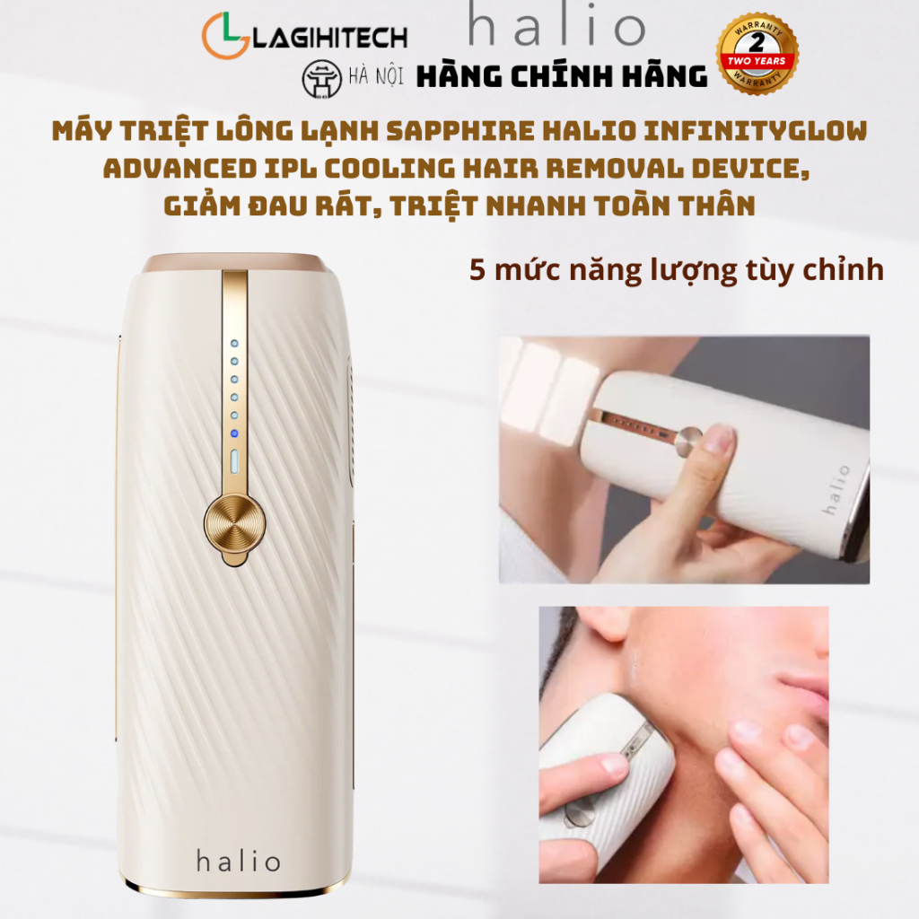 [LIVE] Máy Triệt Lông Lạnh Sapphire Halio InfinityGlow Advanced IPL Sapphire Cooling Hair Removal-Chính Hãng-BH 24 tháng