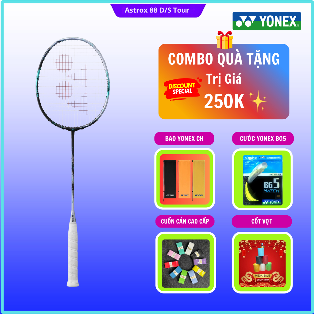 ✅【Hỏa Tốc + Tặng Cước】Vợt cầu lông Yonex Astrox 88D S Tour chính hãng (kèm PBH), căng cước theo yêu cầu