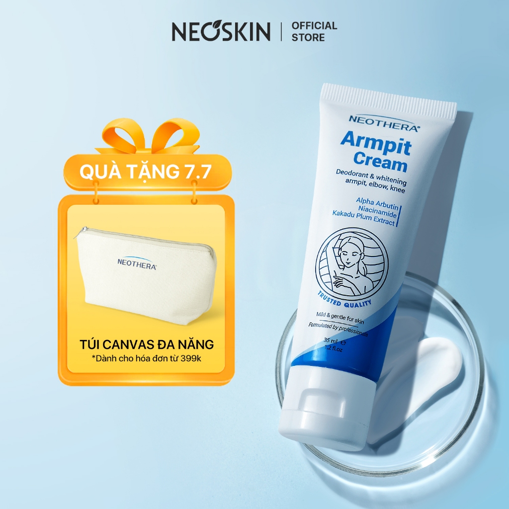 Kem Giảm Thâm ARMPIT CREAM Giúp Dưỡng Trắng Làn Da Sạm Ở Vùng Nách Mông Bikini Khuỷu Tay Đầu Gối 35gr (Tuýp)