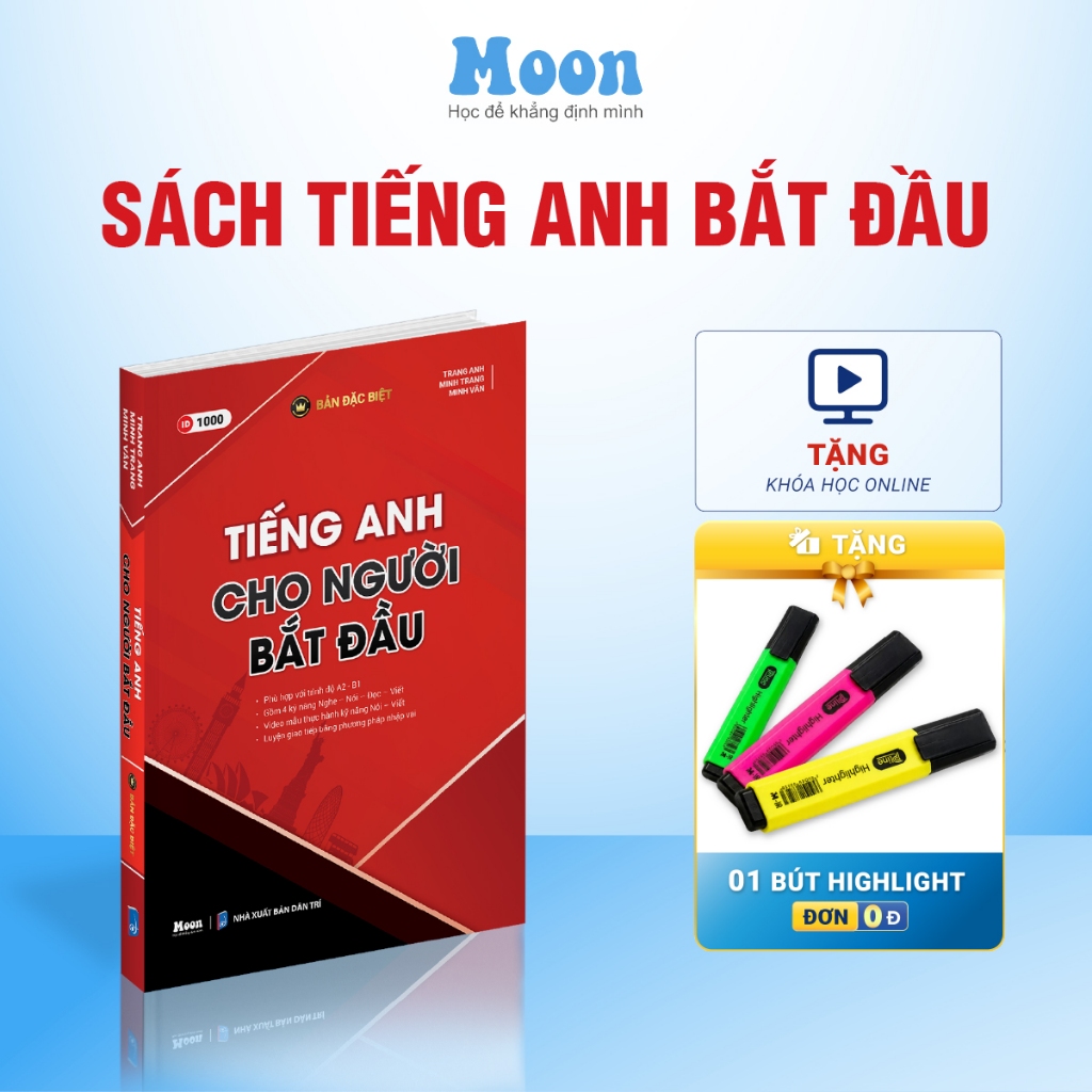 Sách tiếng anh cho người mới bắt đầu bản đặc biệt