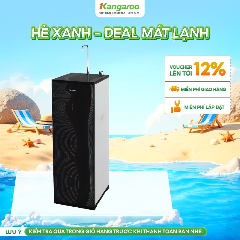 [MIỄN PHÍ LẮP ĐẶT] Máy lọc nước Kangaroo 11 lõi Hydrogen KG100HC3