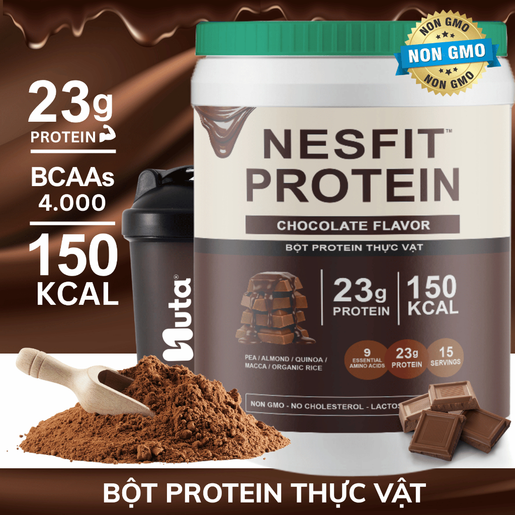NESFIT PROTEIN - Bột Nesfit Protein Thực Vật 600g