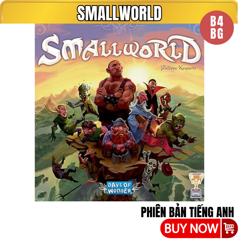 Board game Small World 2009 bản tiếng anh tiểu thế giới 2 đến 5 người chơi - B4KIDS
