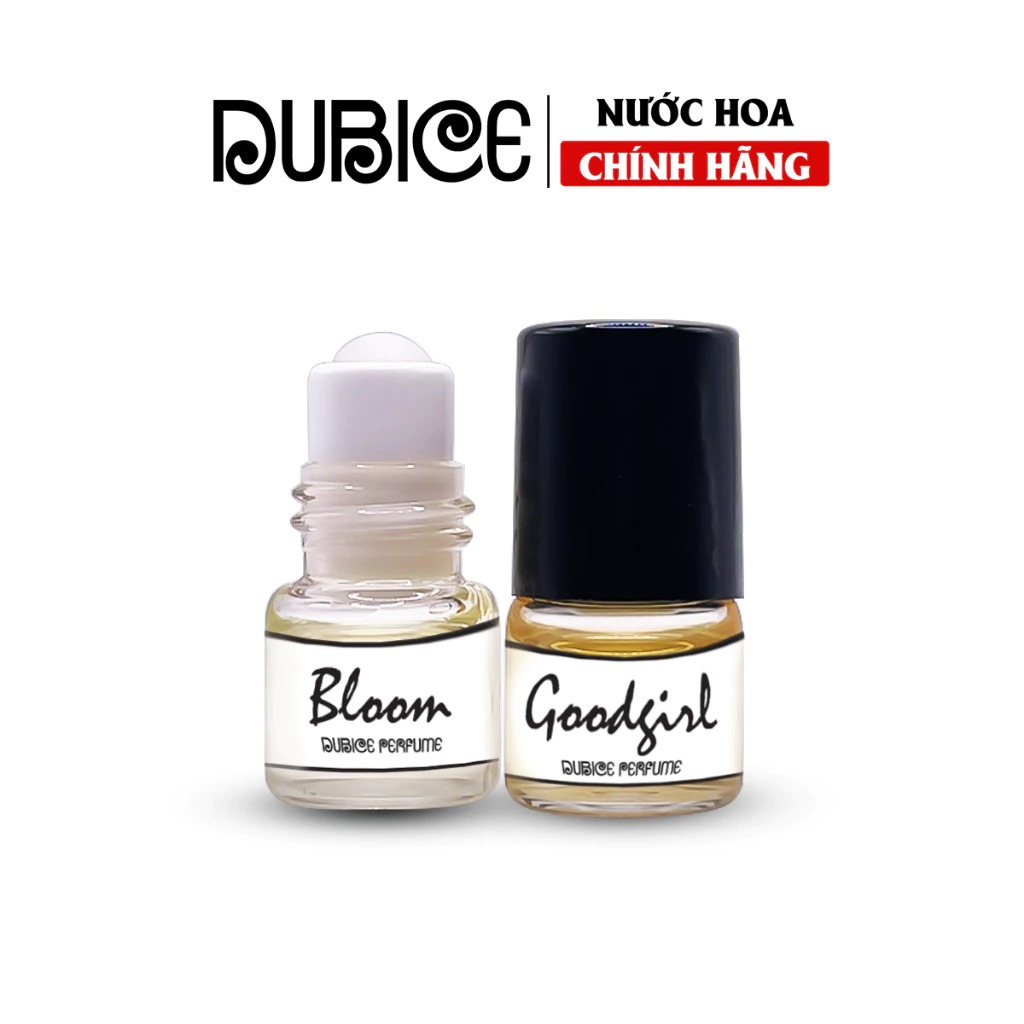 Tinh dầu nước hoa nam nữ Dubice dạng lăn mini 1.5ml hàng cao cấp, 50 mùi phong cách Pháp lưu hương 12 tiếng