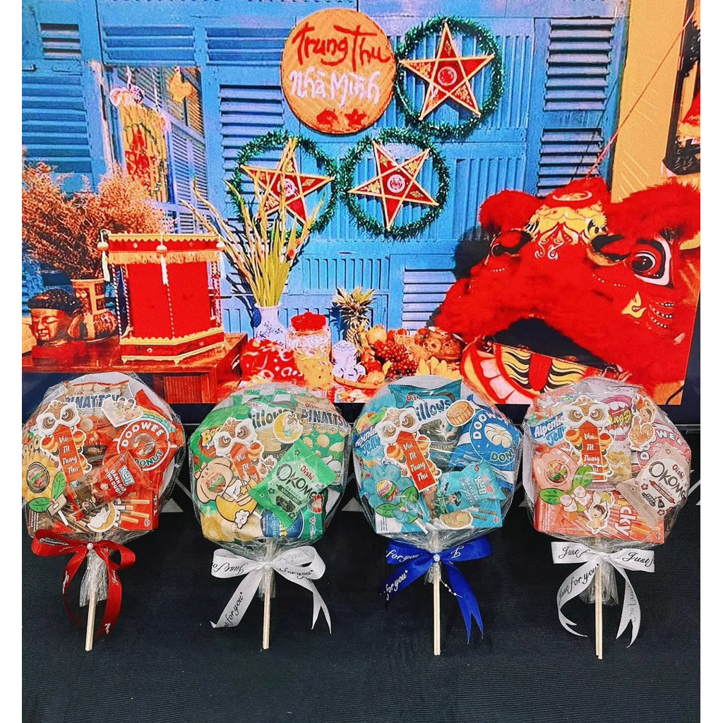 Set Quà tặng Bé Trung Thu Hình Cây Kẹo - gồm 6 món