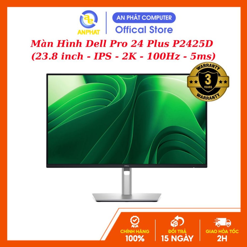Màn Hình Dell Pro 24 Plus P2425D / P2425DE (23.8 inch - IPS - 2K - 100Hz - 5ms)