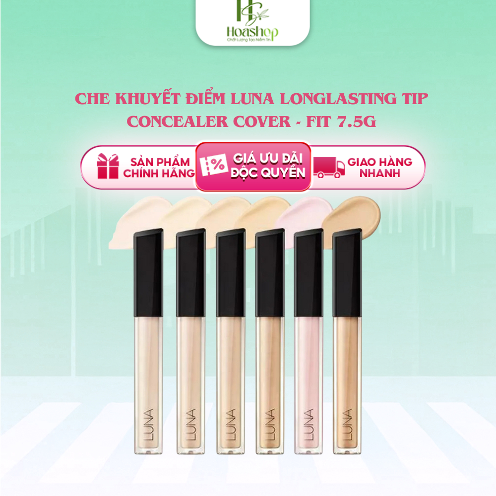 Che Khuyết Điểm Luna Longlasting Tip Concealer Cover - Fit 7.5g