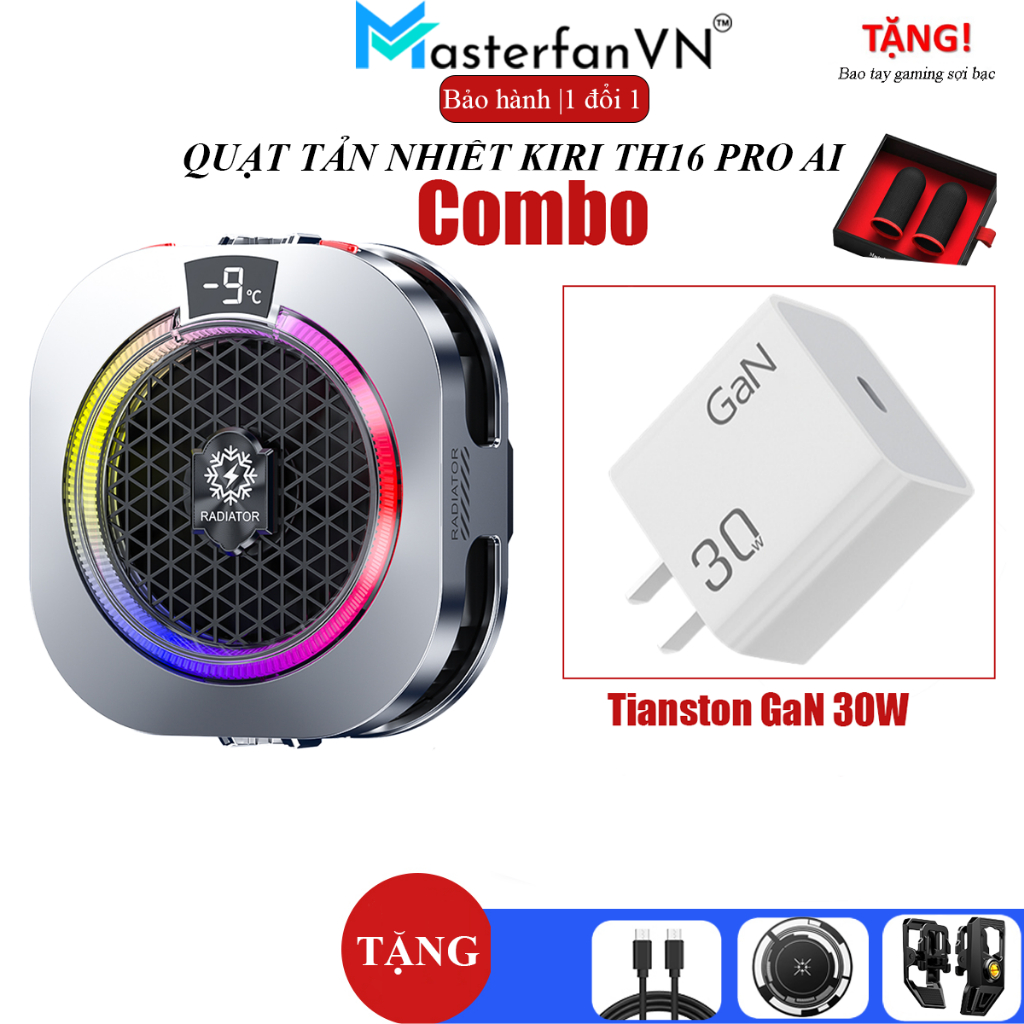 Quạt Tản Nhiệt Điện Thoại Sò Lạnh X76A Pro | S2 | TH16 Pro AI | TH19 Pro AI làm lạnh nhanh tăng fps chơi game Pubg