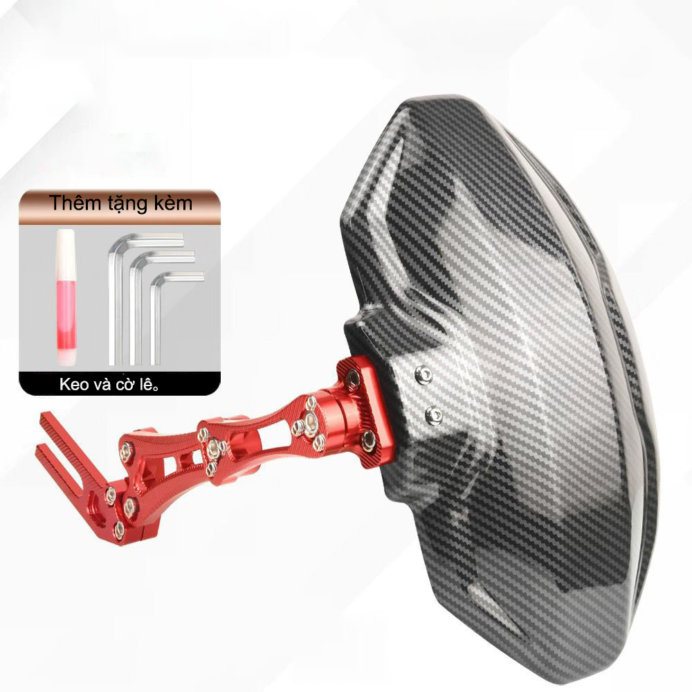 Dè chắn bùn vân carbon CNC loại xịn cho xe điện ko kèm lục giác