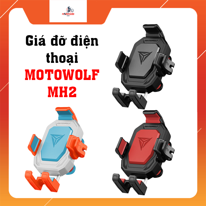 Giá đỡ điện thoại MOTOWOLF MH2 chống rung siêu chắc chắn