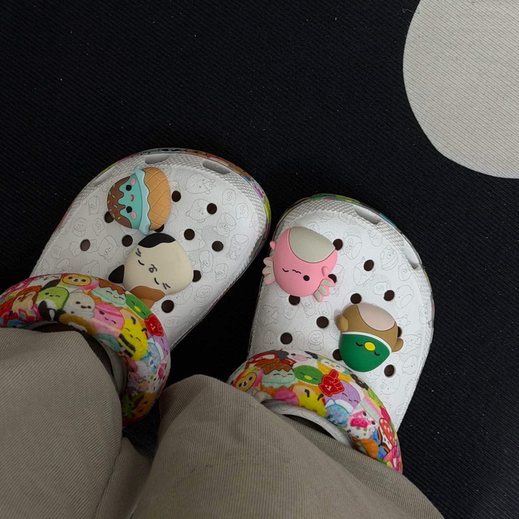 Dép Sục Nữ Đế Thấp shmallow Hoạt Hình Dễ Thương