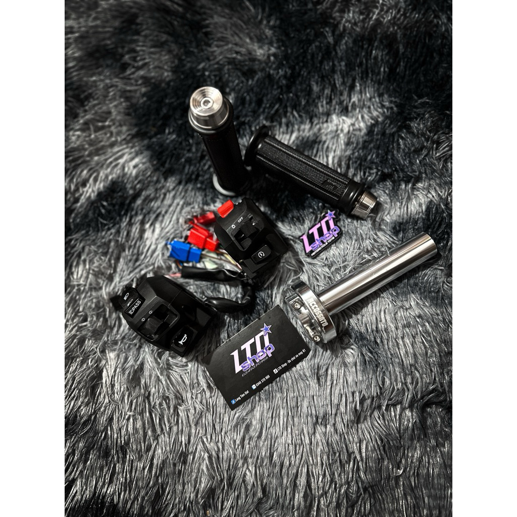 Combo Cùm 3 món dành cho Si50/110 và nhiều dòng xe khác thương hiệu LTD