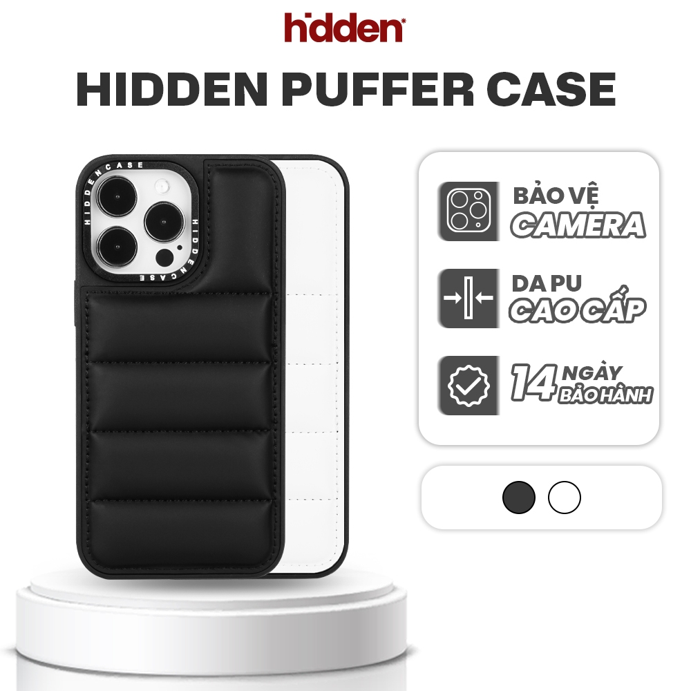 Ốp lưng phao iPhone HIDDEN PUFFER CASE bảo vệ toàn diện từ iPhone 11 đến iPhone 17 Promax