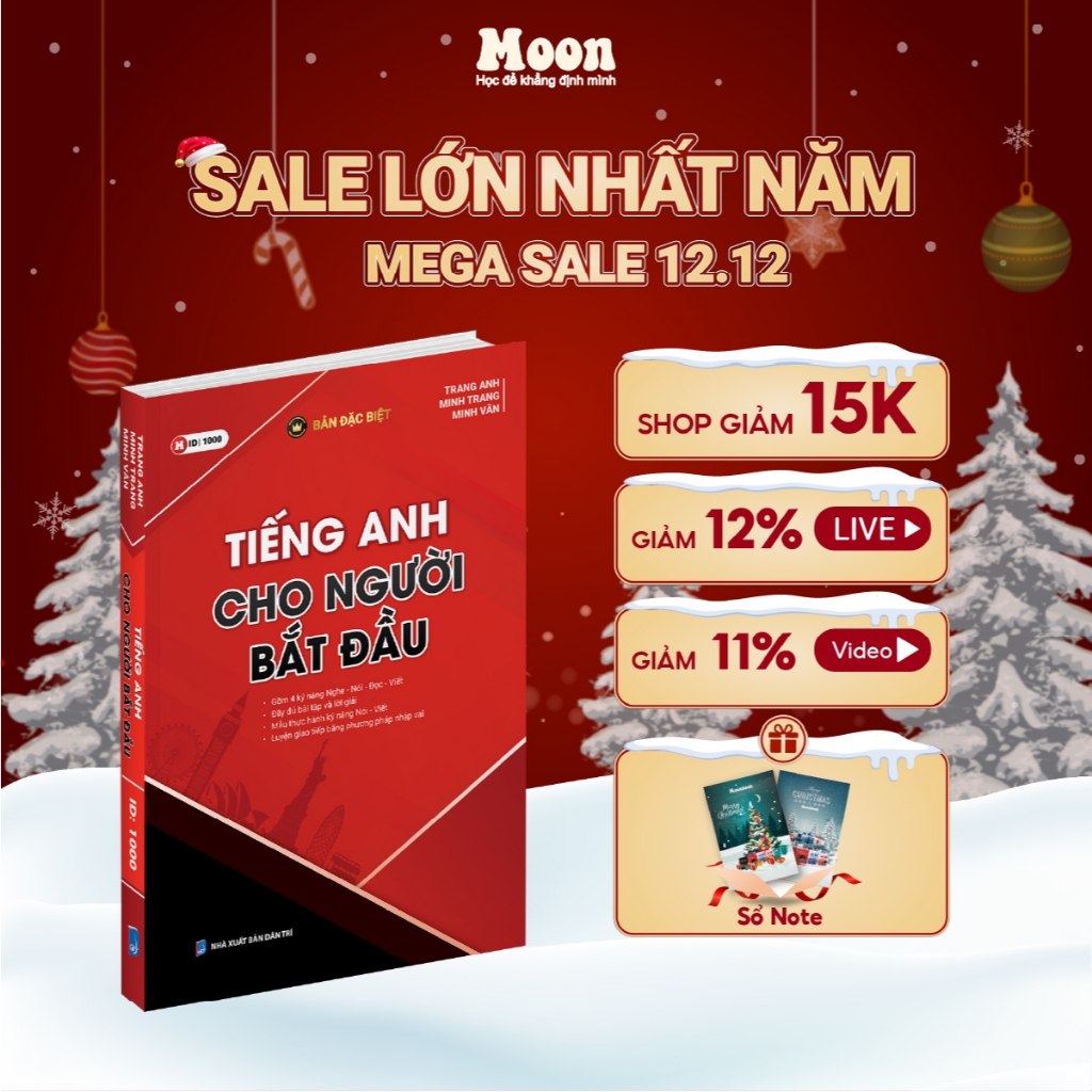 Sách Tiếng anh cho người bắt đầu Moonbook