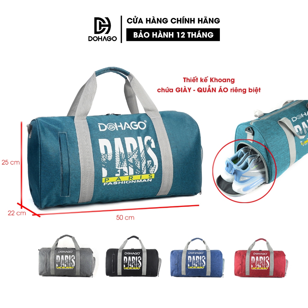 Túi Du Lịch Xách Tay DOHAGO Size Lớn Phù Hợp Du Lịch, Đi Chơi, Đi Xa - TDL01