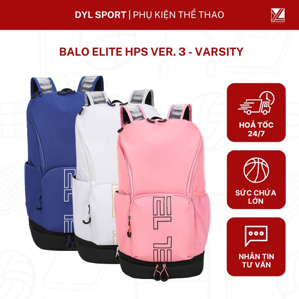 Balo thể thao Elite HPS Ver 3 - Varsity mới 2025, đa năng, phù hợp đi chơi, đi làm, đi du lịch