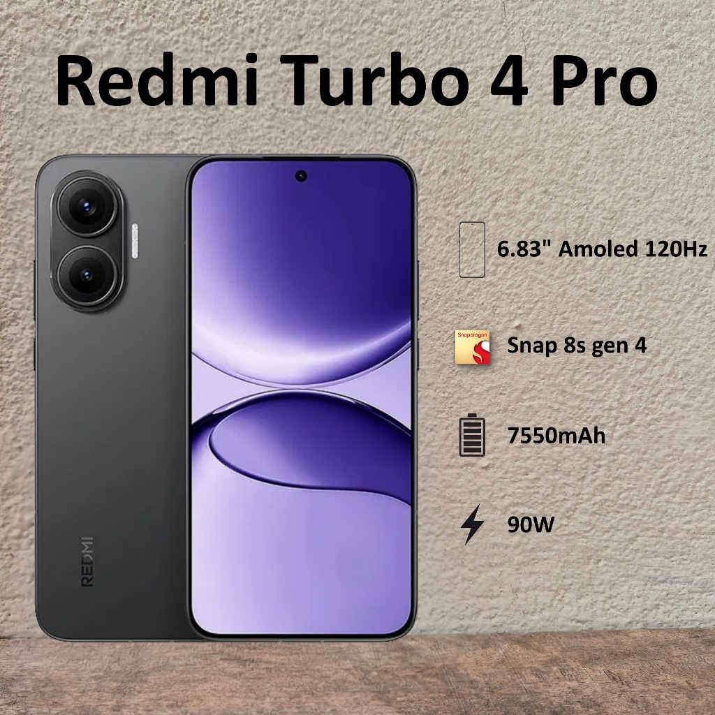 Điện Thoại Redmi Turbo 4 Pro 12GB/256GB Mới Fullbox