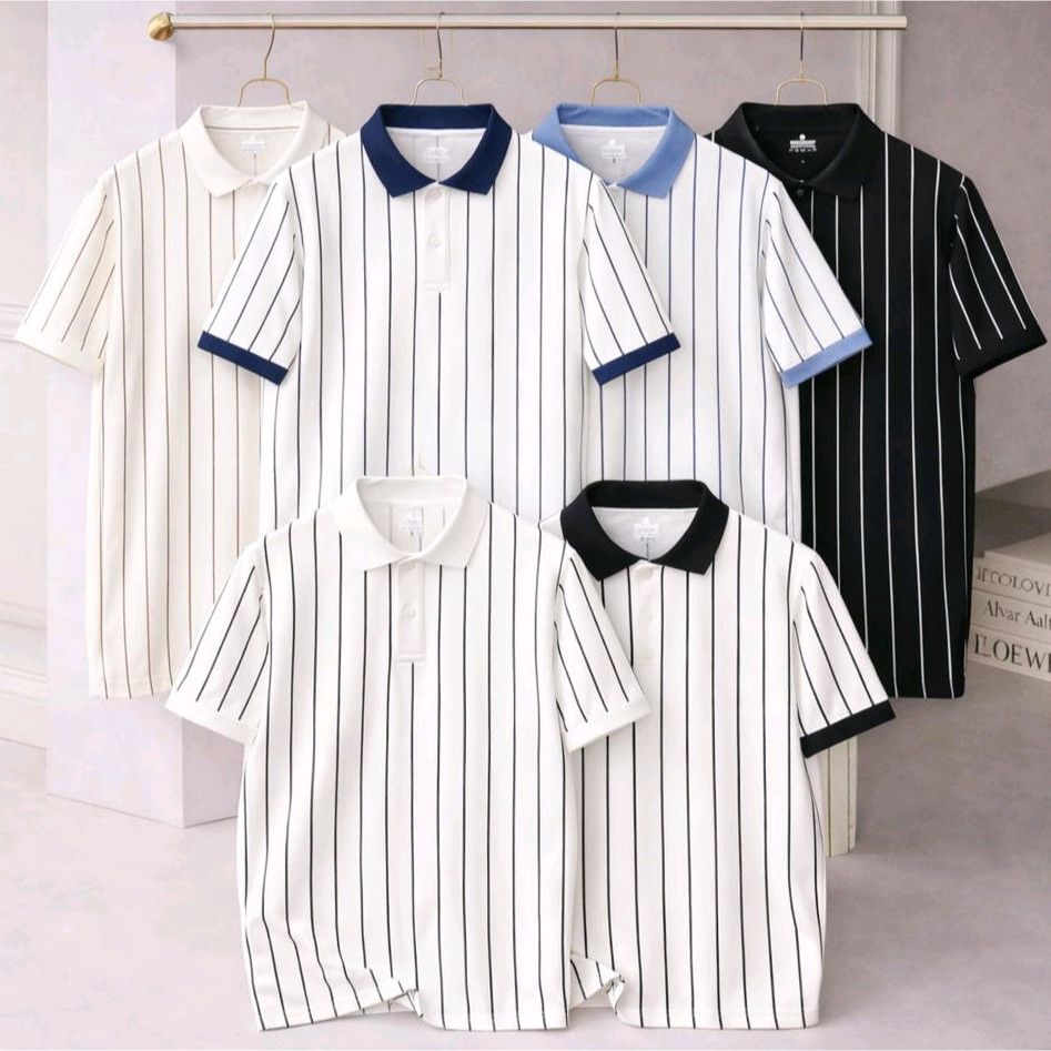 áo polo nam nữ cổ bẻ thun cá sấu thái co dãn thoáng mát thoáng mồ hôi trơn viền trắng đen tặng người thân cao cấp