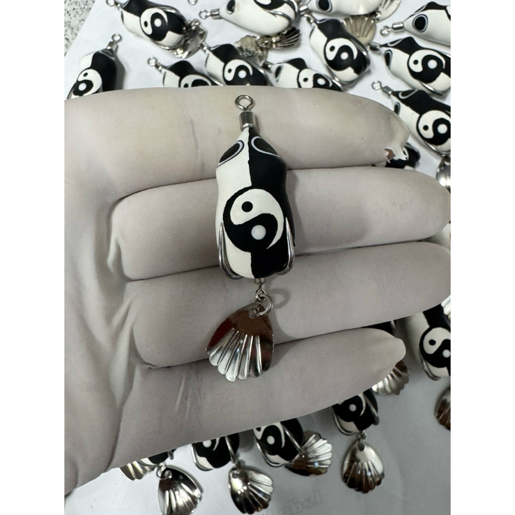 Mồi lure Hắc Bạch Âm Dương - 3.0cm