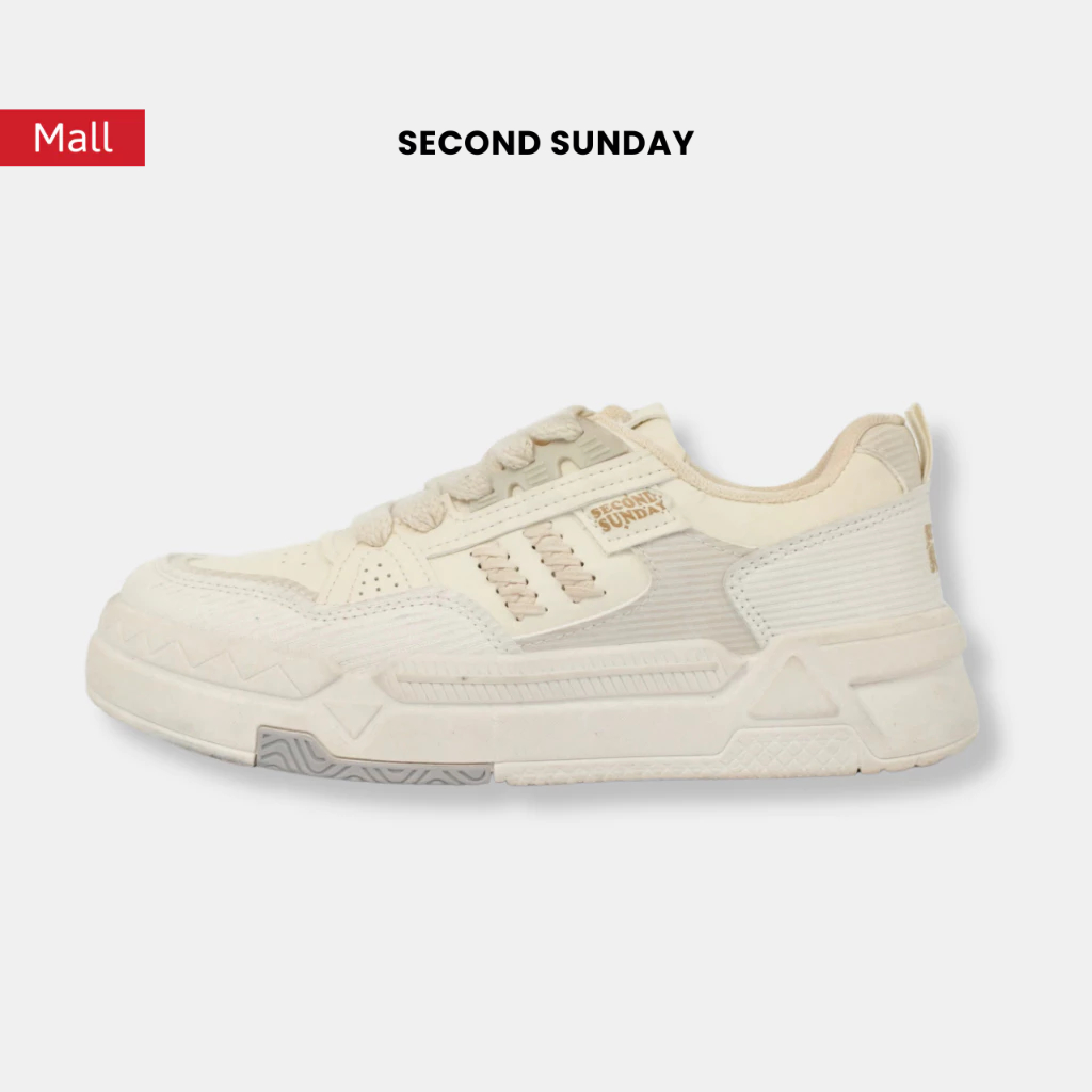 Giày Thể Thao Sneaker Nữ Second Sunday Ice Cream Đế Tăng Chiều Cao 4cm SK10