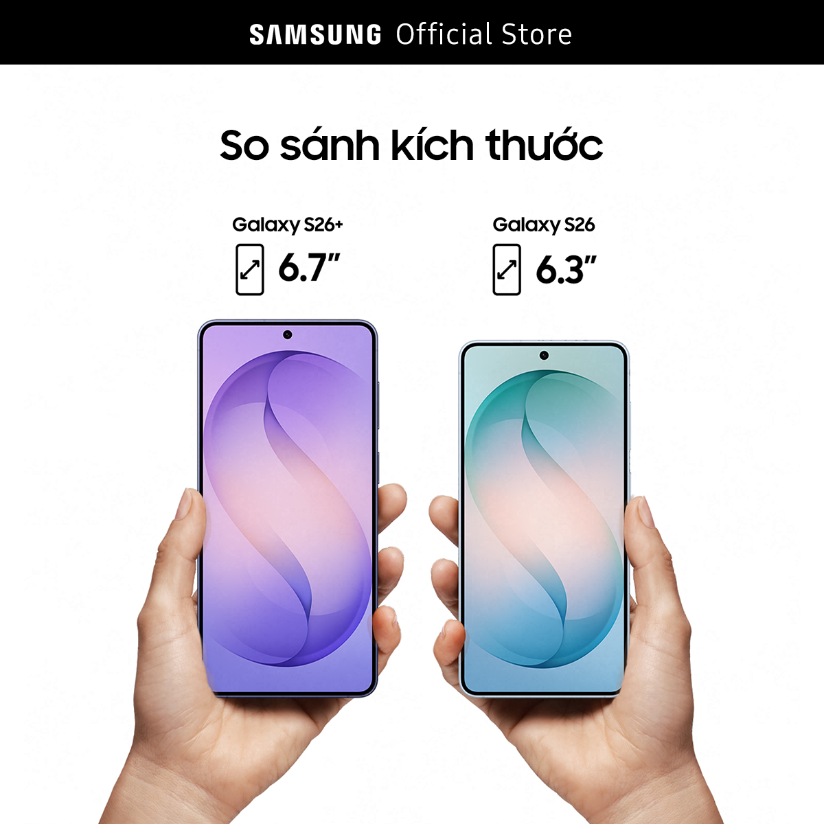 Điện thoại Samsung Galaxy S26+, 12GB/256GB, Customized AP, AI Phone, Photo Assist, Creative Studio, 50MP Camera, 4900mAh | BigBuy360 - bigbuy360.vn