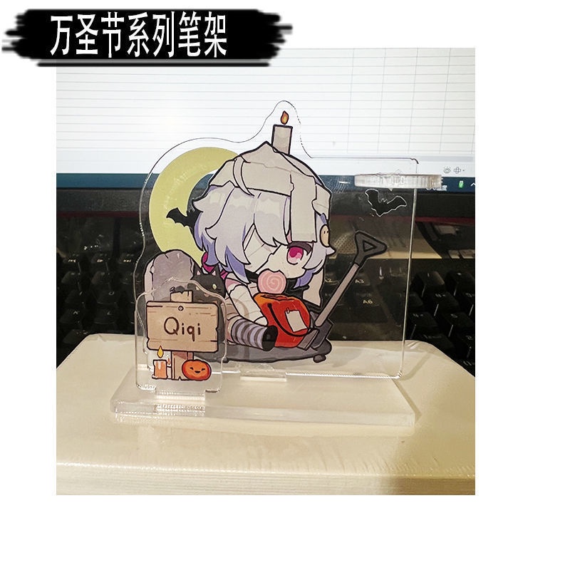 Genshin impact ống đựng bút trang trí acrylic Halloween chủ đề trang phục kỳ quái sê-ri chủ đề T2JC