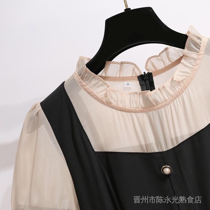 Jumpsuit Màu Đen Ống Rộng Phong Cách Hàn Quốc Cho Nữáo kiểu hàn quốc mùa hè