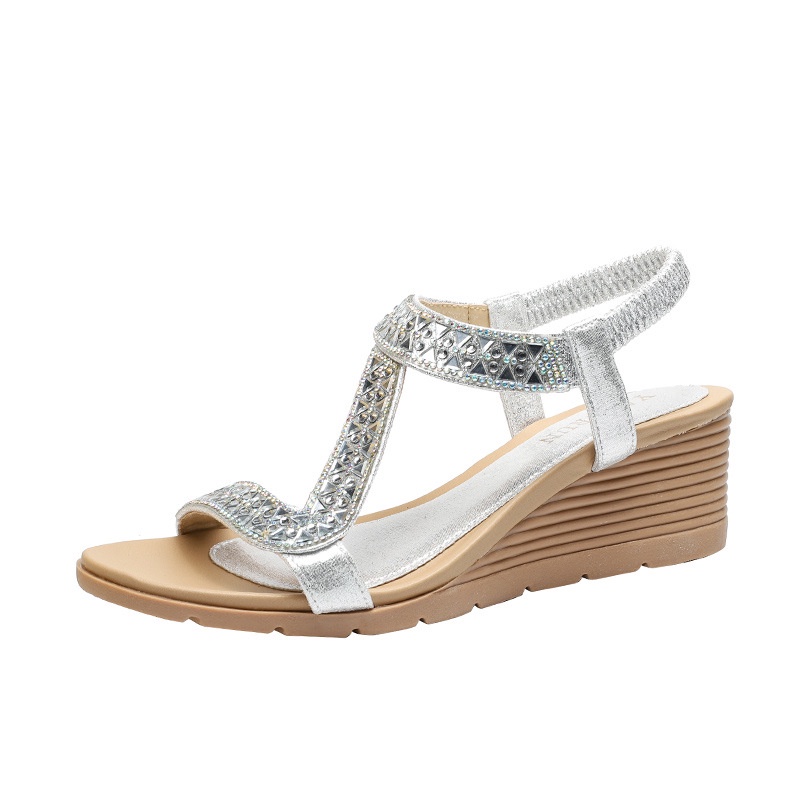Giày Sandal Cao Gót Mũi Tròn Size Lớn Thời Trang Quyến Rũ 40-41