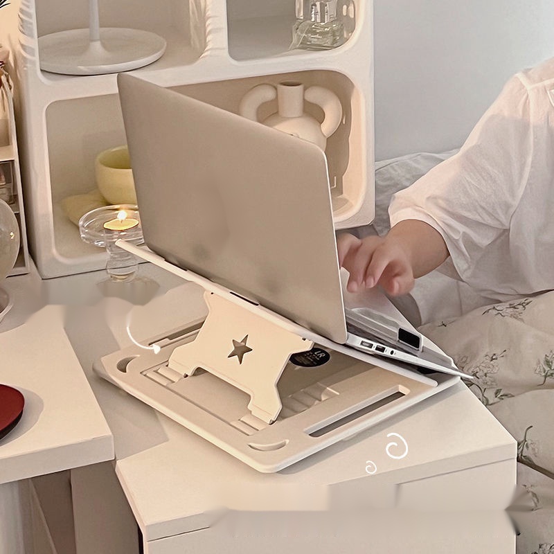 Giá Đỡ Laptop / Máy Tính Bảng Dạng Đứng Có Thể Xoay Tản Nhiệt Tiện Dụng