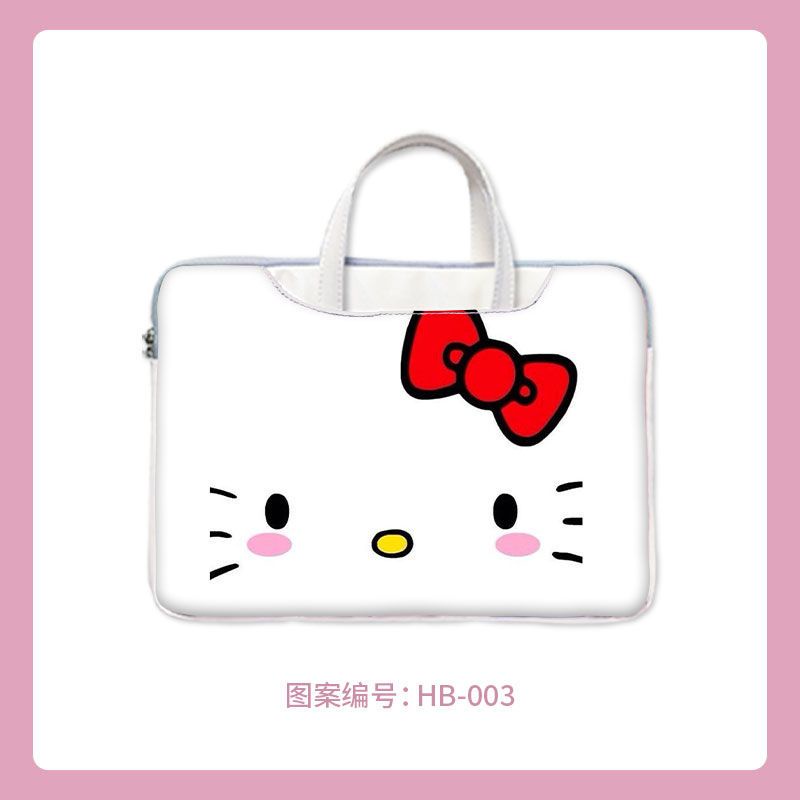 Hoạt Hình Túi Đựng Laptop 13.3-inch Notebook 14-inch 15.6-inch Chống Sốc Chống Mòn Hình Hello Kitty