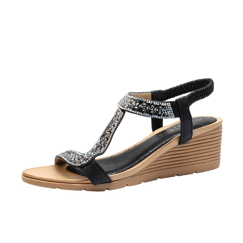 Giày Sandal Cao Gót Mũi Tròn Size Lớn Thời Trang Quyến Rũ 40-41
