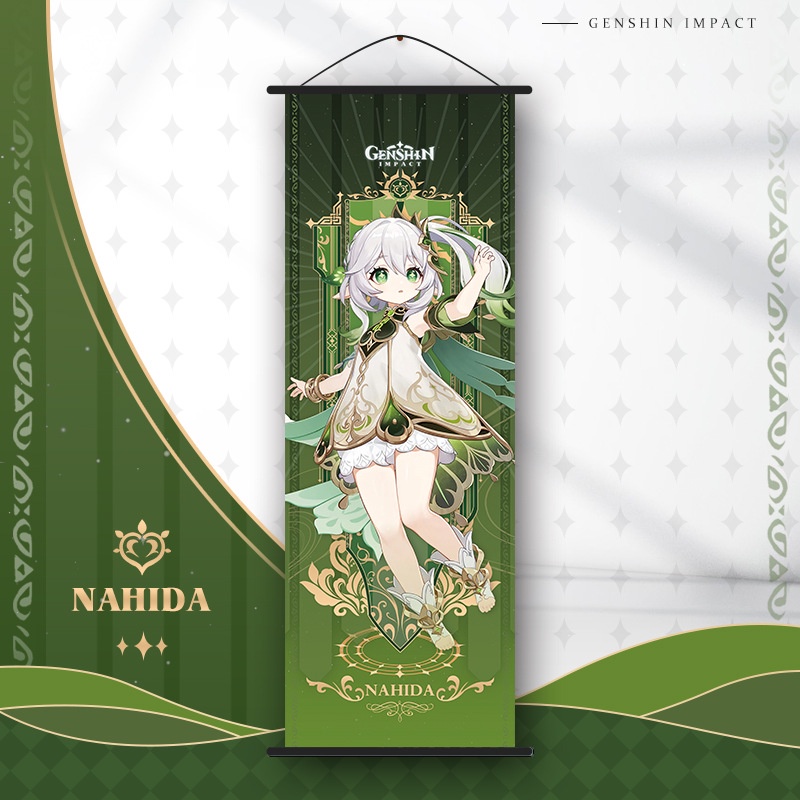 Bộ cờ của Geneshin impact Tarot đang treo ảnh bằng lụa Ganyu Chung KecThanh kadehara a a kazuha Klee Tiêu chuẩn Raiden Shoden Shogun bán ảnh cho Hình Vân PQWB