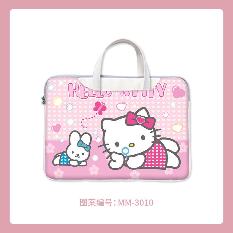 Hoạt Hình Túi Đựng Laptop 13.3-inch Notebook 14-inch 15.6-inch Chống Sốc Chống Mòn Hình Hello Kitty