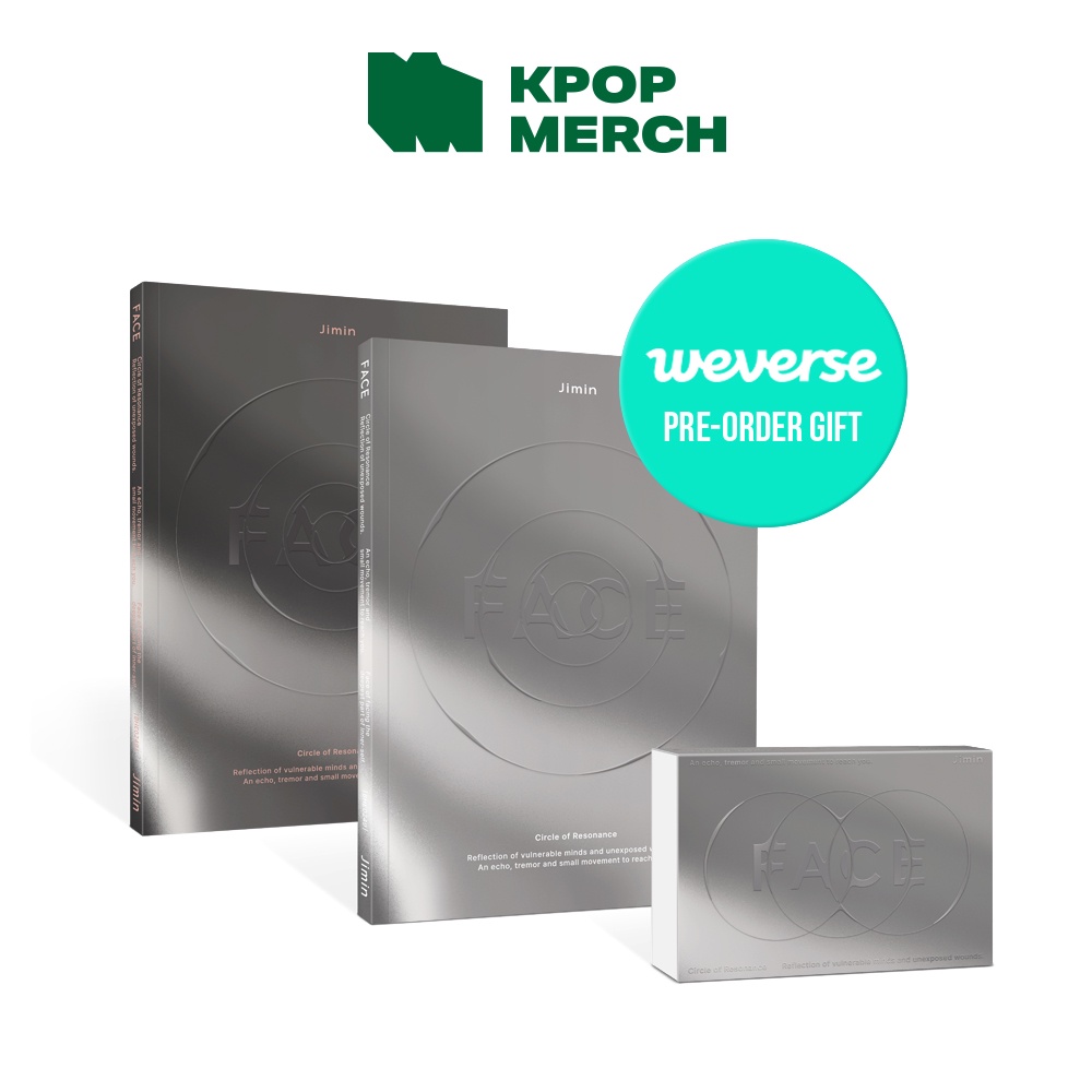 Album solo BTS Jimin Face phiên bản vật phẩm weverse