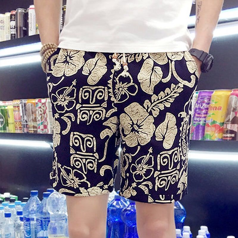 Quần Short Đi Biển Dáng Rộng Thời Trang Mùa Hè Cho Nam Giới