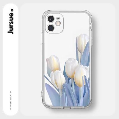 Ốp lưng JURSUE mềm chống sốc hình dễ thương đẹp độc lạ Cho iPhone 17 16 15 14 13 12 11 Pro Max SE 2020 X XR XS 8 7 ip 6S 6 Plus Y2944