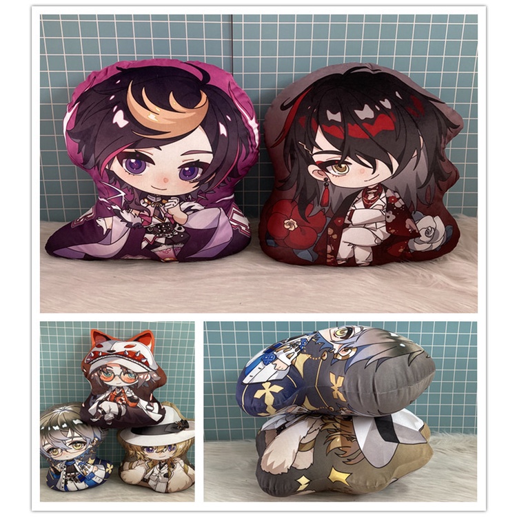 Vtuber Luxiem Plush Toy Móc Khóa Nhồi Bông Hình Nhân Vật Luca Kaneshiro Mysta Rias / Kuzuha / Vox Akuma / ShuYamino / Ike Eveland